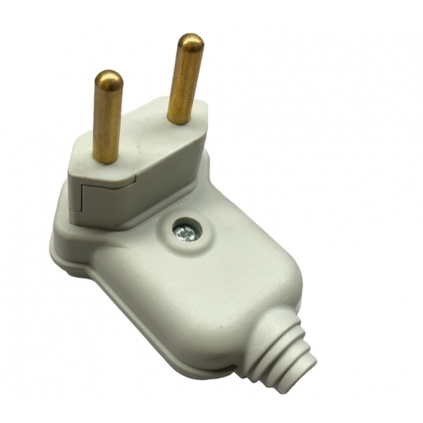 Plugue Macho 2P 20 A Lateral 90° Cinza PA16589 Margirius