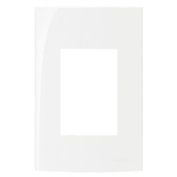 Placa 4 X 2 3 Módulos Branca Sleek PA016035 Margirius