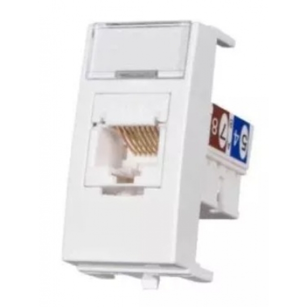 TOMADA RJ45 CAT6E BRANCA MARGIRIUS SLEEK