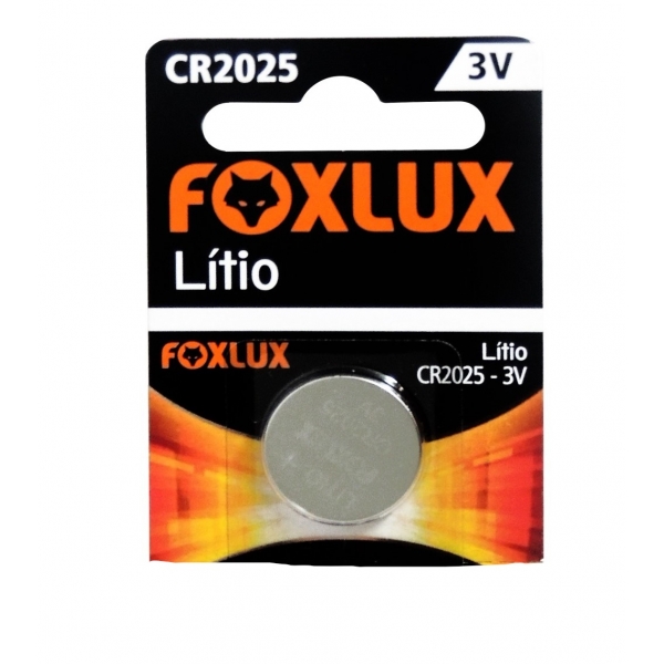 Bateria Cr2025 3v 95.12 Foxlux