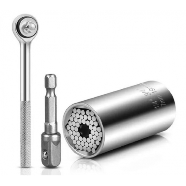 Chave Catraca com Soquete Universal 7 a 19 mm 0631 Stamaco