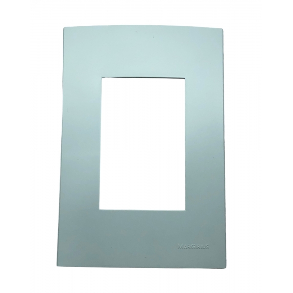 Placa 4 x 2 para 3 Módulos Linha Clean Margirius