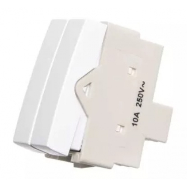 Interruptor Duplo Simples 10 A Margirius Sleek PA017837
