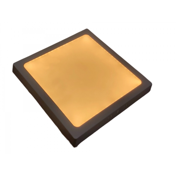 Painel Quadrado Sobrepor 18 W LED Bivolt 3000 K Led90.70 Foxlux