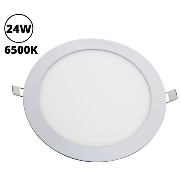 Painel Redondo Embutir 24 W LED Bivolt 6500 K Led90.52 Foxlux