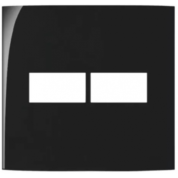 Placa 4 x 4 2 Postos Preta Ebony PA015911 Margirius