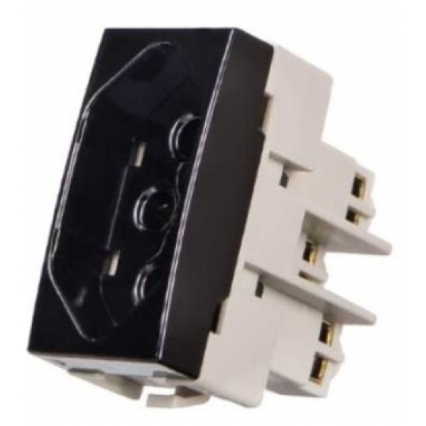 Tomada 2P+T 20amp Preto Margirius Ebony PA016820