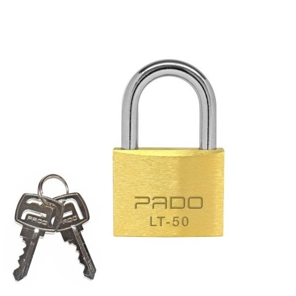 Cadeado de Latão LT 50 mm com 2 Chaves Pado