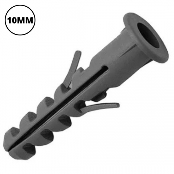 BUCHA PLASTICA TIJOLO BAIANO 10MM COM ANEL S-10