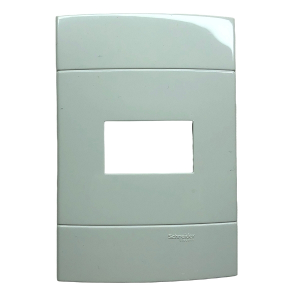 Placa 4 x 2 1posto Branca Schneider Electric