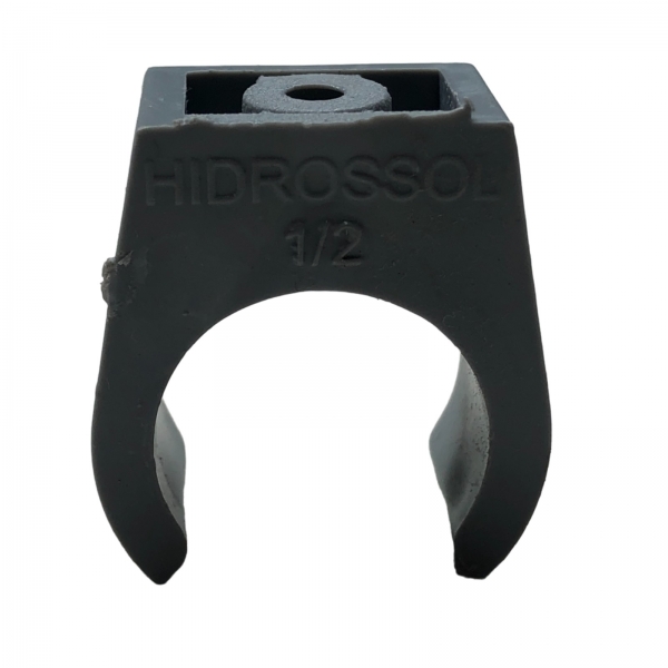 Abraçadeira PVC Cinza 1/2 Pol. A21.01 Hidrossol