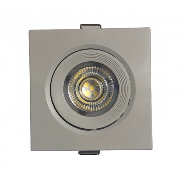Spot LED 5 W Bivolt 6500 K Quadrado Led90.36 Foxlux