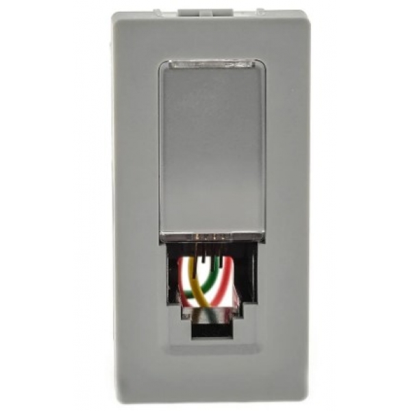 Tomada Telefone RJ11 Pialplus+ Cinza 615010cz Pial Legrand