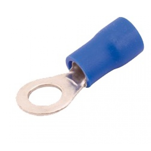 CONECTOR TERMINAL ARGOLA PRE ISOLADO 1,5/2,5MM AZ FURO 4,3MM  LUKMA