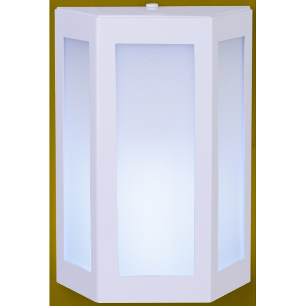 Arandela Trapézio para 1 Lâmpada E27 Branco 291BR Ideal Iluminação