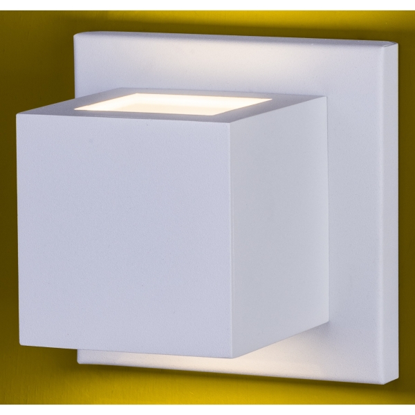 Arandela Quadrado para 1 Lâmpada G9 Branco 958 Ideal Iluminação