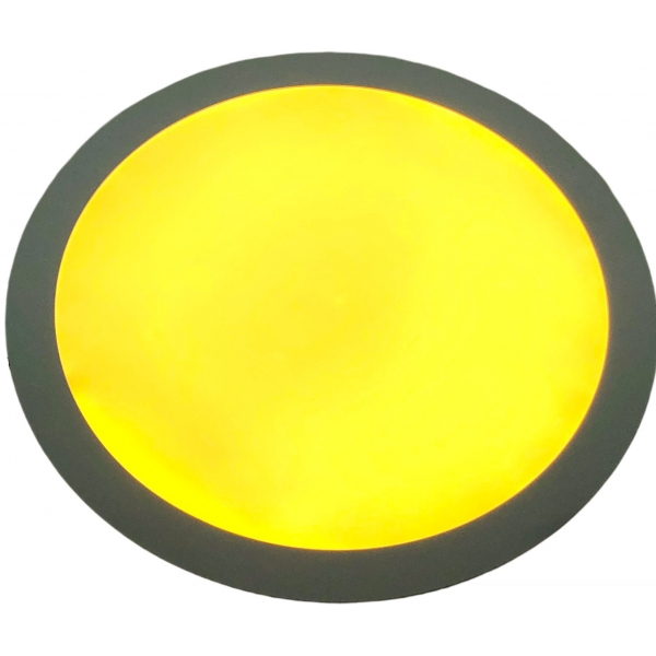 Painel Redondo Embutir 18 W LED Bivolt 3000 K Led90.45 Foxlux