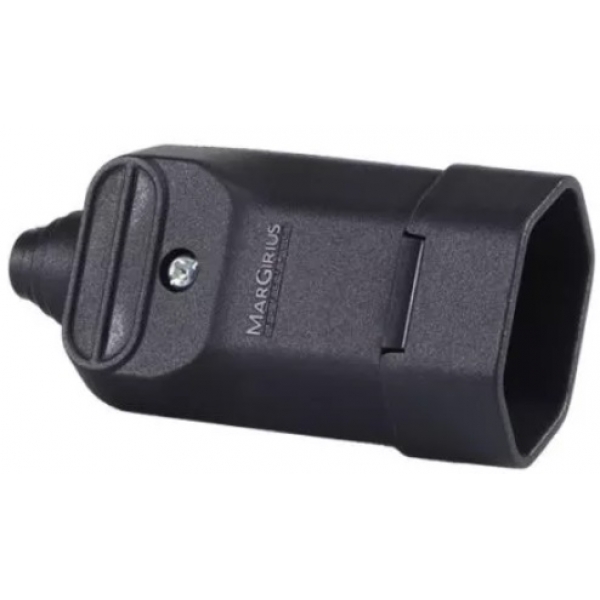 Plugue Fêmea 2p+t 20 A Padrao Preto PA15035 Margirius