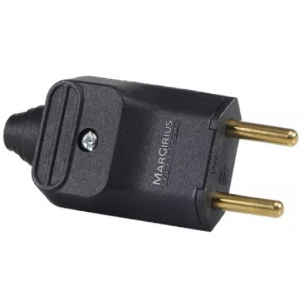 Plugue Macho 2p 20 A Padrao Preto PA15001 Margirius