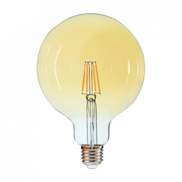 Lâmpada LED de Filamento Globo G125 Retrô 4 W E27 2400 K Bivolt Ourolux