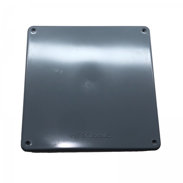 Espelho Placa PVC Cega 20x20cm Cinza A19.14 Hidrossol