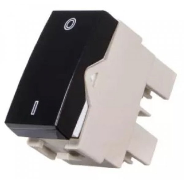 Interruptor Bipolar Simples 25 A Preto Ebony Margirius