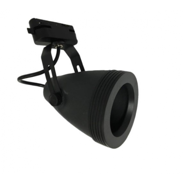 Spot para Trilho Eletrificado para Lâmpada PAR20 Preto DS2314 Delis