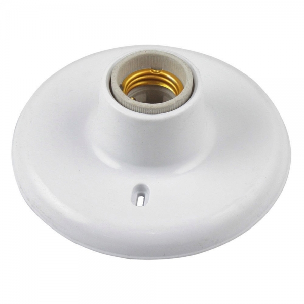 Plafon Plafonier Turquia Alumínio Branco E27 Pli50/bc Kin Light