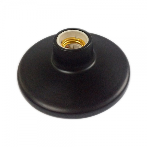 Plafon Plafonier Turquia Alumínio Preto E27 Pli50/preto Kin Light