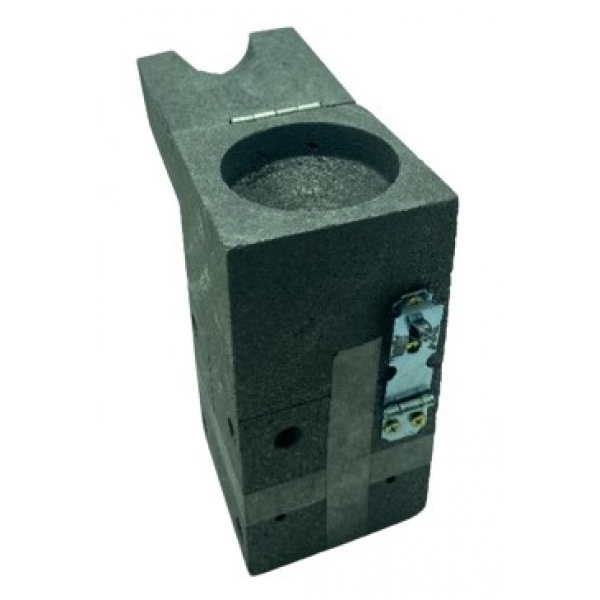 Molde Tipo T no Topo da Haste para Cabo 35 mm² e Haste 5/8 pol. CART115 Exosolda