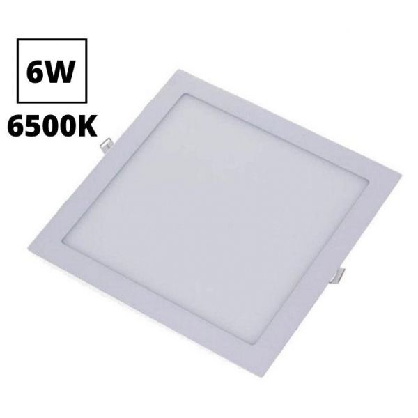 Painel Quadrado Embutir 6 W LED Bivolt 6500 K Led90.46 Foxlux