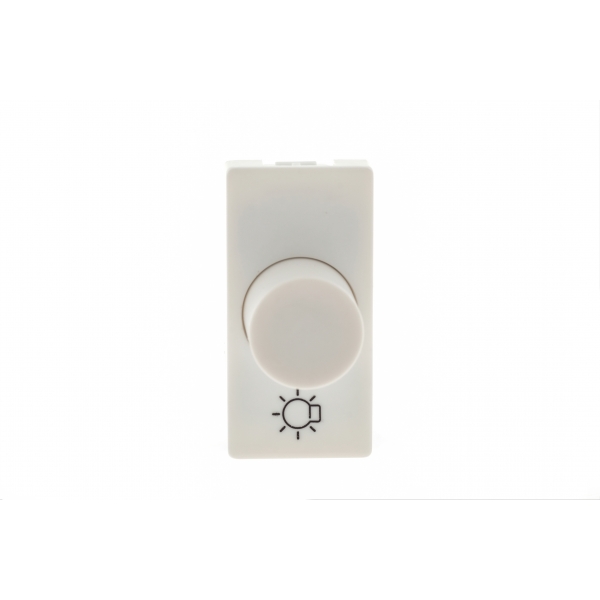 Dimmer Variador Rotativo 300/600 W Bivolt Branco Pial Plus+ 611017BC Pial Legrand