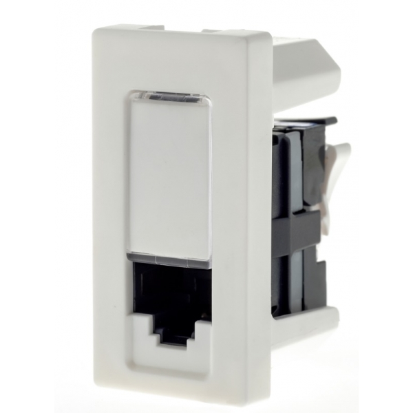Tomada de Rede RJ45 Cat5e Branca Pial Plus+ 615045BC Pial Legrand