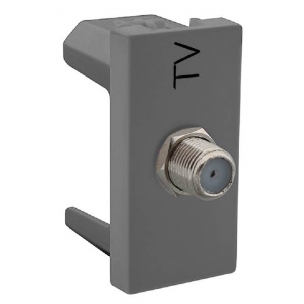 Tomada para Antena de TV Cinza Pial Plus+ 615030CZ Pial Legrand