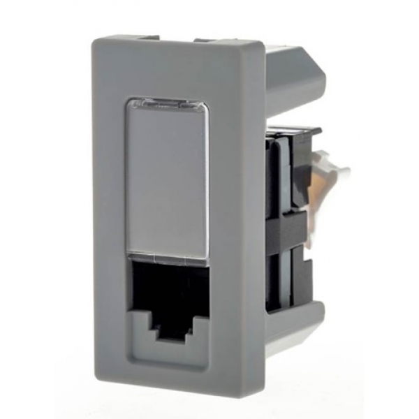 Tomada de Rede RJ45 Cat5e Cinza Pial Plus+ 615045CZ Pial Legrand