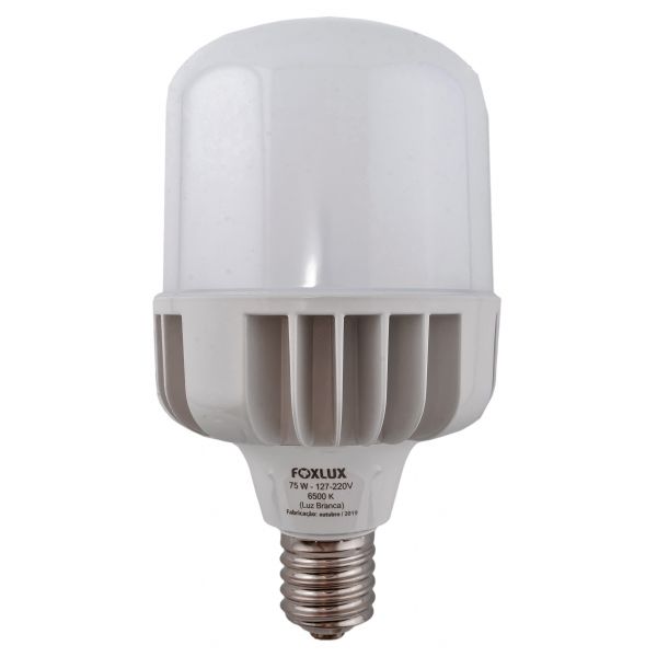 Lampada 75 W 6500 K Bivolt E40 Alta Potencia Led90.91 Foxlux