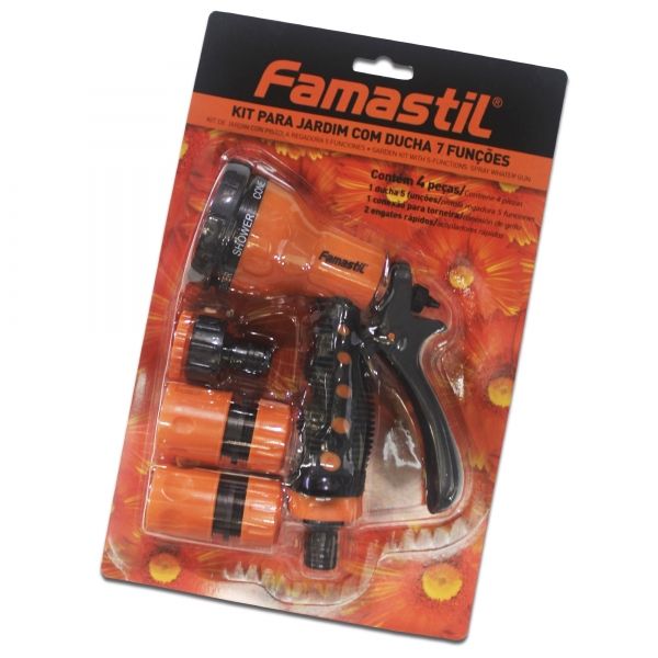 Esguicho Pistola 5 Funções Jardinagem Engate Rapido F89.51 Foxlux