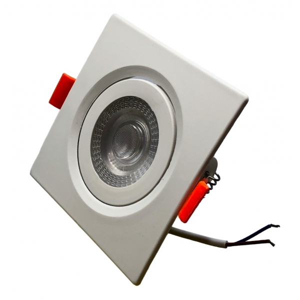 Spot LED 6 W Bivolt 6.500 K Quadrado 80266004 Blumenau Iluminação
