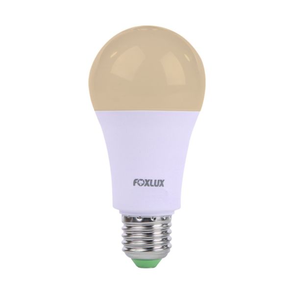 Lampada LED Bulbo A60 15 W E27 3000 K Amarela Bivolt 90.21 Foxlux