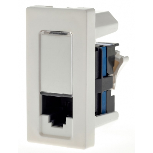 Tomada de Rede RJ45 Cat6 Branca Pial Plus+ 615047BC Pial Legrand