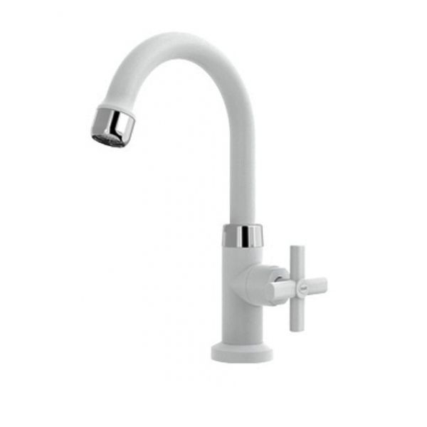 Torneira de Mesa para Lavatório Lume Branca 191565 Blukit