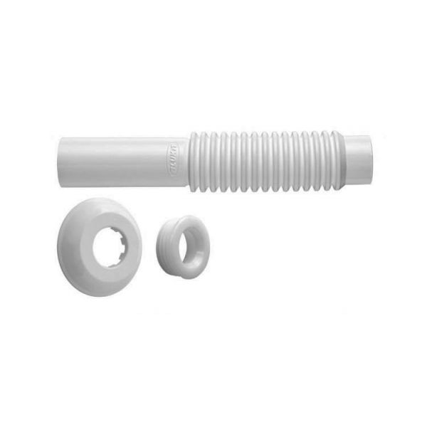 Tubo Ligação Ajustavel Branco Para Vaso 260 Mm 290403 Blukit
