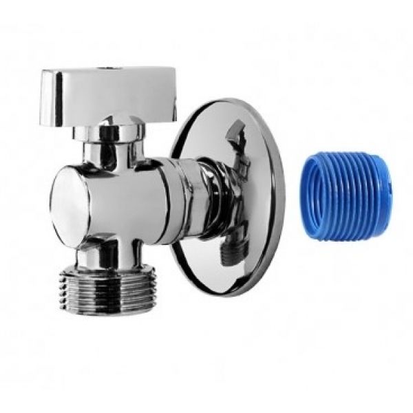 Torneira 90 Cromada Esfera para maq Lavar 1/2 190121 Blukit
