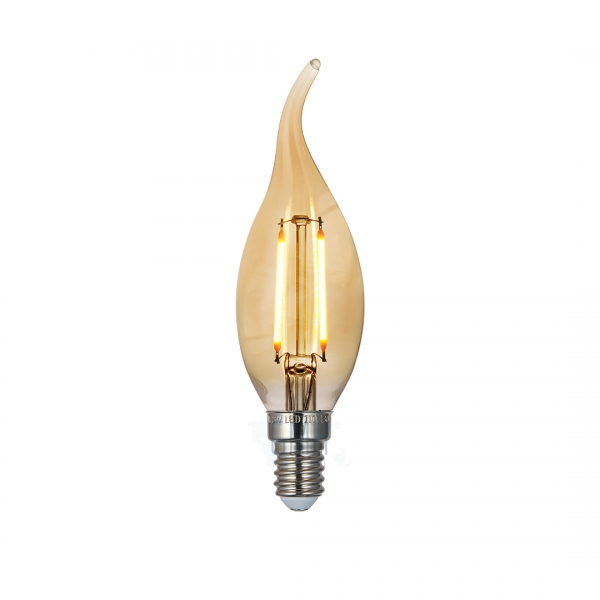 Lampada Filamento LED Vela Chama Bico Torto 2 W E14 110 V GMH