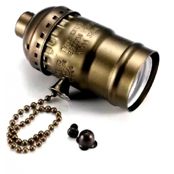 Soquete Vintage Bronze E27 Corrente Svbc-E27 GMH