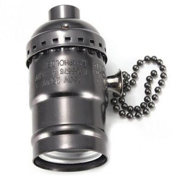 Soquete Vintage Grafite E27 Corrente Svgc-E27 GMH