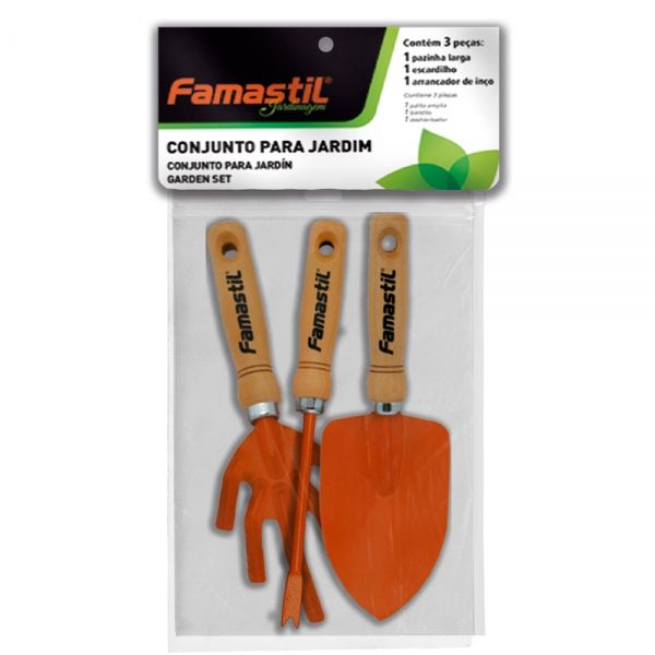 Conjunto Jardinagem 3 Pas Diferentes F86.20 Foxlux