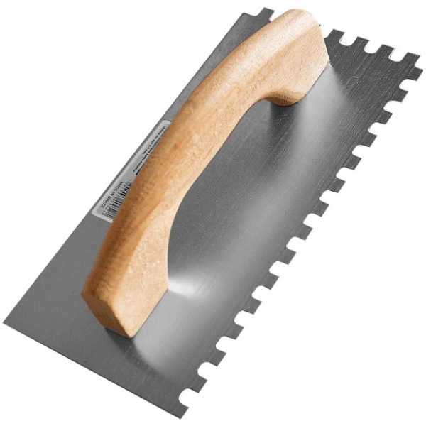 Desempenadeira de Aço Dentada 12 x 24 cm 5933 Stamaco