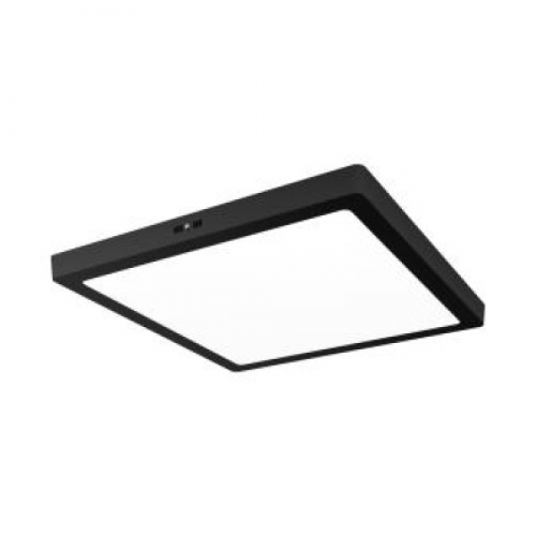 Painel Quadrado Sobrepor 24 W LED 6.500 K Bivolt Preto Blumenau Iluminação