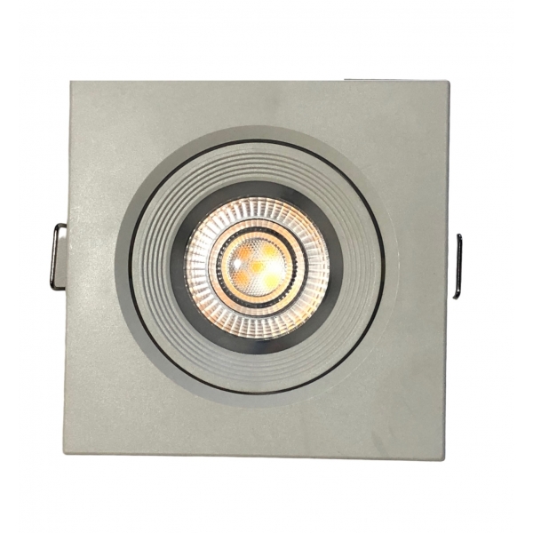 Spot LED 5 W Bivolt 3000 K Quadrado Led90.38 Foxlux